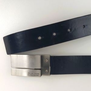 Kenneth cole reaction black leather belt